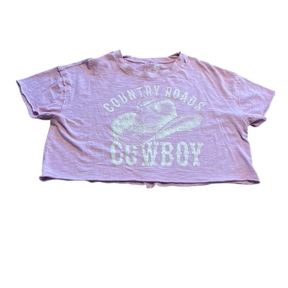 Social Culture, Cropped Women's size M, T-shirt, pink